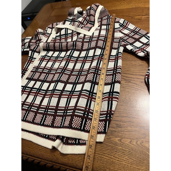 Moon Collection Anthropologie Aztec Western Knit Cardigan Sweater Tribal Boho M - Picture 6 of 9